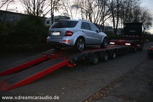 Mercedes ML Autoradio Car-Hifi Subwoofer Einbau Spezialist Stuttgart