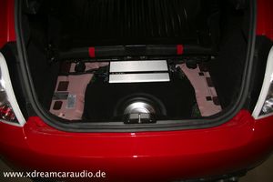 Fiat 500 Autoradio Car-Hifi Einbau Spezialist Stuttgart