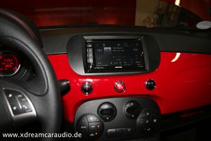 Fiat 500 Autoradio Car-Hifi Einbau Spezialist Stuttgart