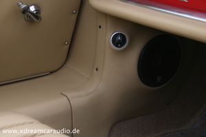 Mercedes Gullwing, Oldtimer Car-Hifi, Oldtimerradio Autoradio Subwoofer Einbau Service, Stuttgart Ludwigsburg